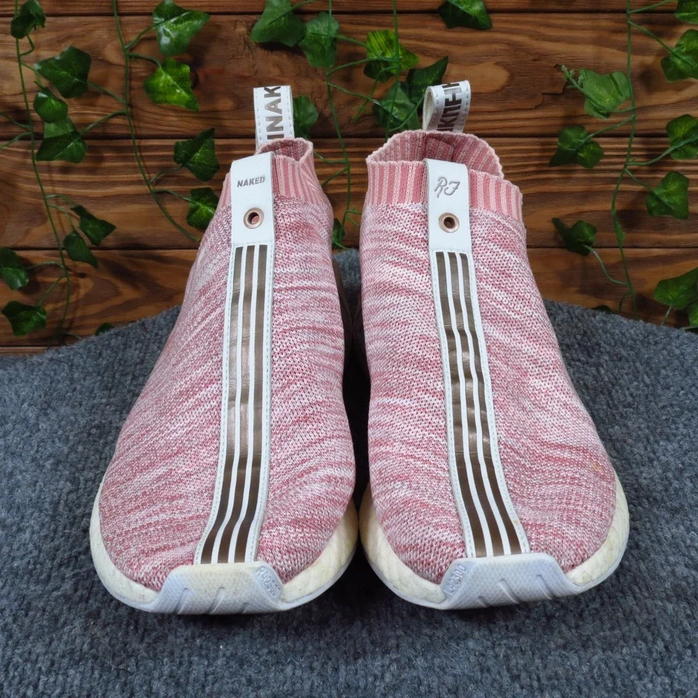 Adidas NMD CS2 Primeknit Mens Sneakers Size 11 Kith x Naked Pink Boost